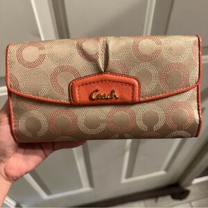 Vintage Y2K Coach Optic C Trifold Wallet